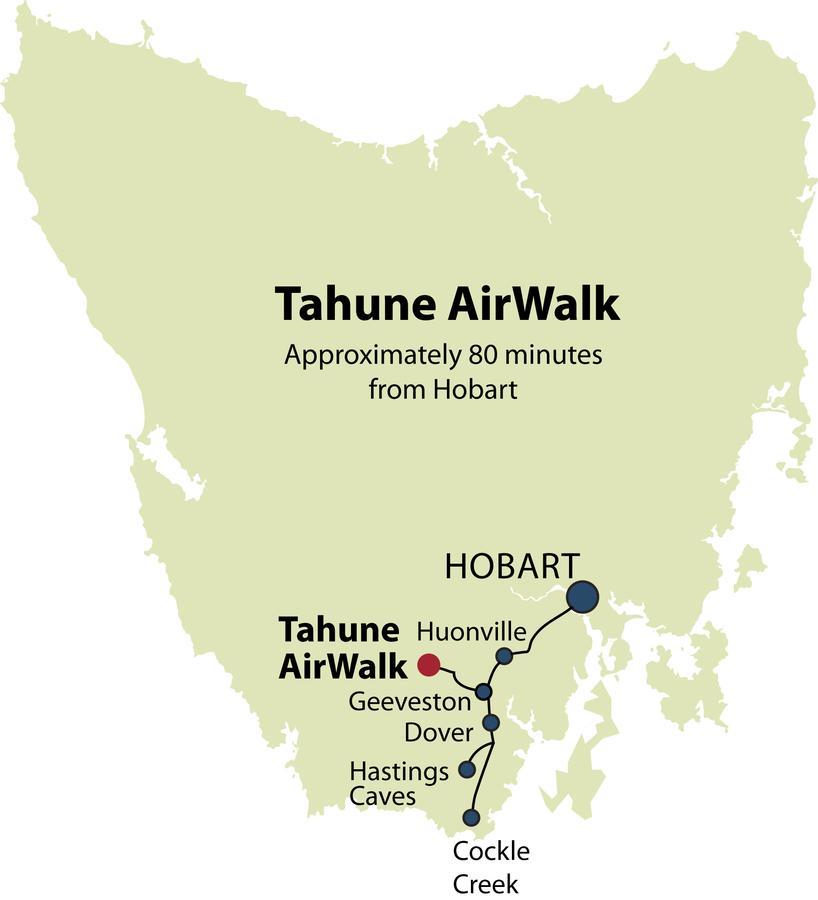 Tahune Airwalk Cabin And Lodge Geeveston Екстериор снимка